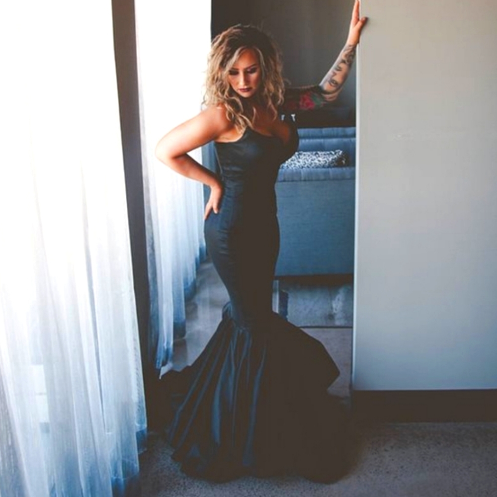 Formal black dress